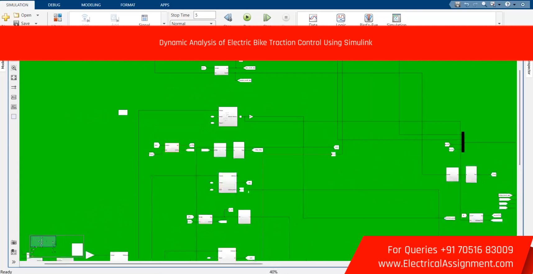 Dynamic Analysis of Electric Bike Traction Control Using Simulink screenshot 1